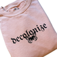 PINK DECOLONIZE CREW - BOXY FIT